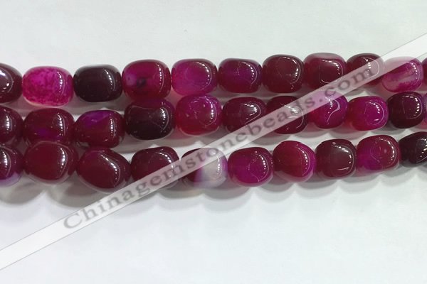 CNG8153 15.5 inches 10*14mm nuggets agate beads wholesale