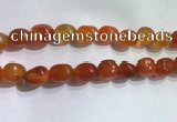 CNG8154 15.5 inches 10*14mm nuggets agate beads wholesale