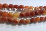 CNG8155 15.5 inches 10*14mm nuggets agate beads wholesale