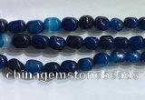 CNG8156 15.5 inches 10*14mm nuggets agate beads wholesale