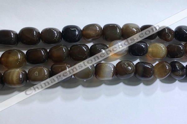 CNG8159 15.5 inches 10*14mm nuggets agate beads wholesale
