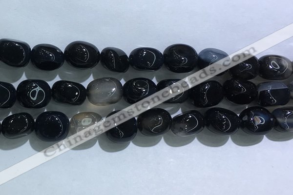 CNG8161 15.5 inches 10*14mm nuggets agate beads wholesale