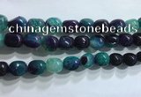 CNG8162 15.5 inches 10*14mm nuggets agate beads wholesale