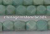 CNG819 15.5 inches 9*12mm faceted nuggets amazonite beads