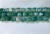 CNG8191 15.5 inches 10*14mm nuggets striped agate beads wholesale