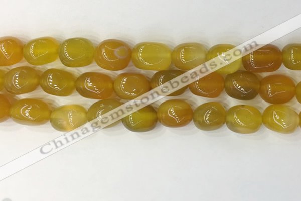 CNG8205 15.5 inches 12*16mm nuggets agate beads wholesale