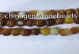 CNG8226 15.5 inches 12*16mm nuggets striped agate beads wholesale