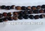 CNG8239 15.5 inches 12*16mm nuggets striped agate beads wholesale