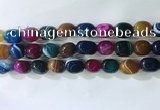 CNG8242 15.5 inches 12*16mm nuggets striped agate beads wholesale