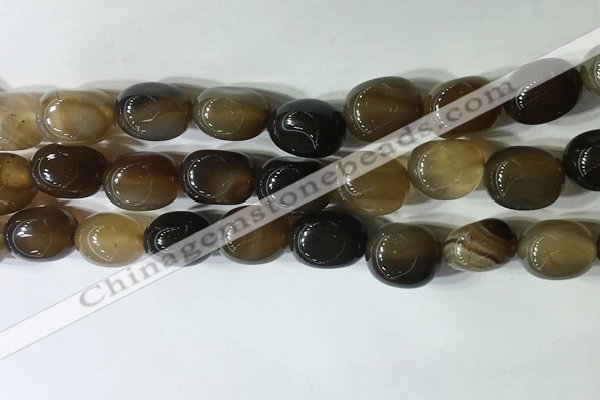 CNG8260 15.5 inches 13*18mm nuggets agate beads wholesale