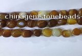 CNG8266 15.5 inches 13*18mm nuggets striped agate beads wholesale