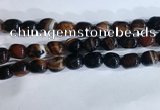 CNG8279 15.5 inches 13*18mm nuggets striped agate beads wholesale