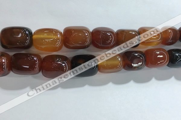 CNG8296 15.5 inches 15*20mm nuggets agate beads wholesale