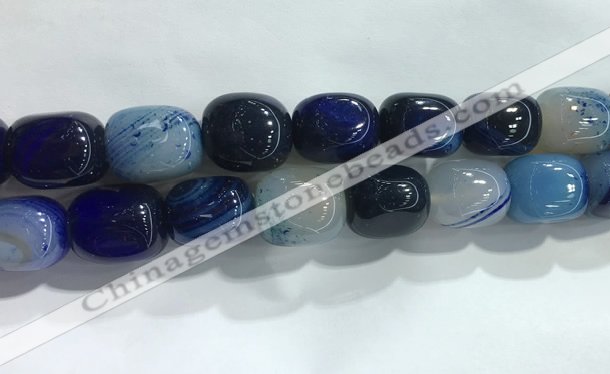 CNG8297 15.5 inches 15*20mm nuggets agate beads wholesale