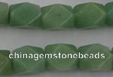 CNG830 15.5 inches 13*18mm faceted nuggets green aventurine beads