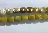 CNG8311 15.5 inches 15*20mm nuggets striped agate beads wholesale