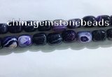 CNG8313 15.5 inches 15*20mm nuggets striped agate beads wholesale