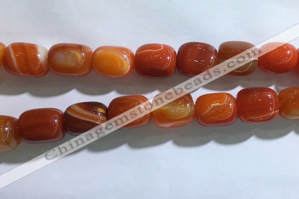 CNG8314 15.5 inches 15*20mm nuggets striped agate beads wholesale