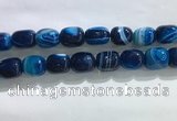 CNG8316 15.5 inches 15*20mm nuggets striped agate beads wholesale