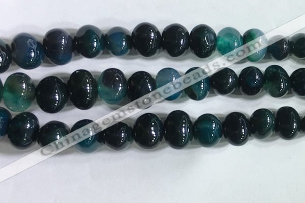 CNG8334 15.5 inches 10*12mm nuggets agate beads wholesale