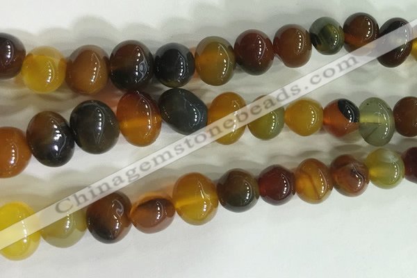 CNG8336 15.5 inches 10*12mm nuggets agate beads wholesale