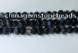 CNG8353 15.5 inches 10*12mm nuggets striped agate beads wholesale