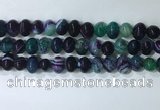 CNG8354 15.5 inches 10*12mm nuggets striped agate beads wholesale