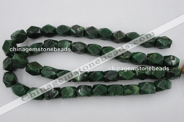 CNG838 15.5 inches 13*18mm faceted nuggets African jade beads