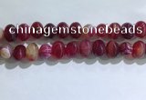 CNG8382 15.5 inches 12*16mm nuggets striped agate beads wholesale