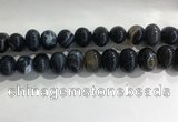 CNG8390 15.5 inches 12*16mm nuggets striped agate beads wholesale