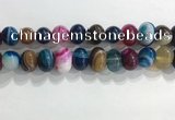 CNG8391 15.5 inches 12*16mm nuggets striped agate beads wholesale