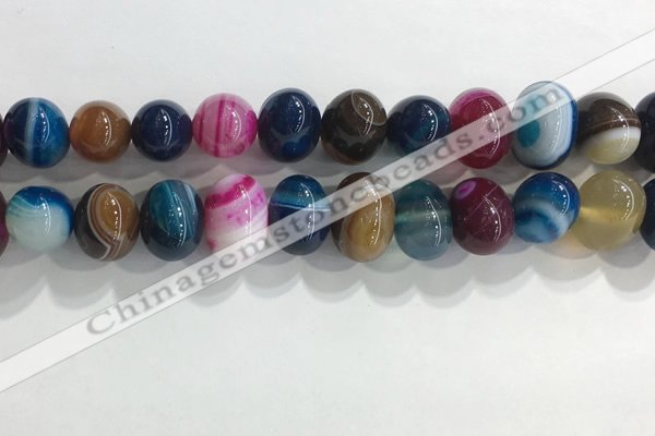 CNG8391 15.5 inches 12*16mm nuggets striped agate beads wholesale