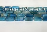 CNG8397 15.5 inches 8*18mm - 10*25mm freeform agate beads