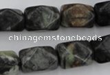 CNG840 15.5 inches 13*18mm faceted nuggets picasso jasper beads