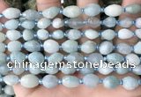 CNG8509 15.5 inches 6*8mm - 8*12mm faceted nuggets aquamarine beads