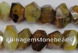 CNG851 15.5 inches 12*18mm – 13*22mm faceted nuggets agate beads