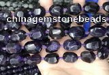 CNG8519 15.5 inches 12*16mm - 15*20mm faceted nuggets amethyst beads