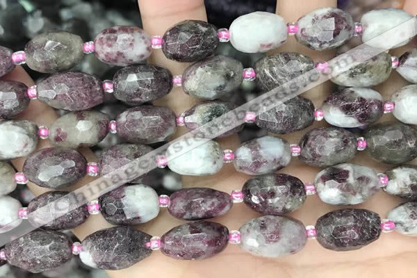 CNG8536 15.5 inches 9*14mm - 10*18mm faceted nuggets tourmaline beads