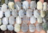 CNG8550 15.5 inches 13*18mm - 15*25mm faceted freeform aquamarine beads