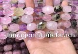 CNG8566 12*16mm - 15*20mm faceted nuggets mixed quartz beads