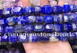 CNG8585 13*18mm - 15*20mm faceted nuggets lapis lazuli beads