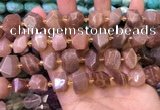 CNG8596 12*16mm - 13*18mm faceted nuggets moonstone beads