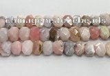 CNG8614 10*13mm - 12*16mm faceted freeform natural pink opal beads