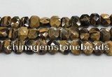 CNG8620 10*13mm - 12*16mm faceted freeform yellow tiger eye beads