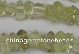 CNG864 15.5 inches 5*10mm – 10*17mm faceted nuggets lemon quartz beads