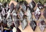 CNG8642 13*20mm - 15*25mm faceted freeform tourmaline beads