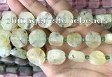 CNG8656 15.5 inches 10mm - 20mm freeform green rutilated quartz beads