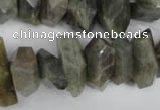 CNG867 15.5 inches 8*15mm – 13*24mm faceted nuggets labradorite beads