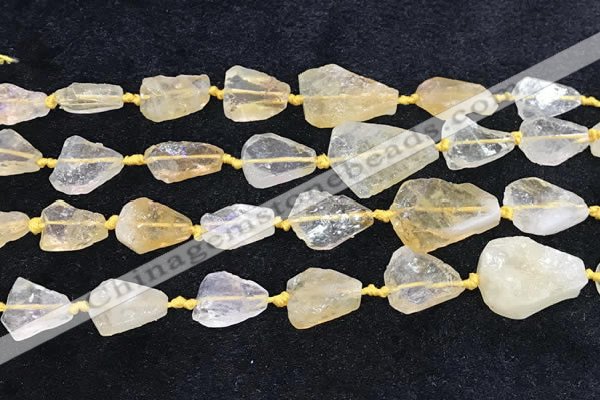 CNG8678 15.5 inches 12*14mm - 20*23mm freeform citrine beads