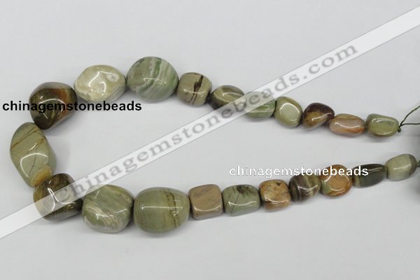 CNG87 15.5 inches 13*18mm - 25*30mm nuggets jasper gemstone beads